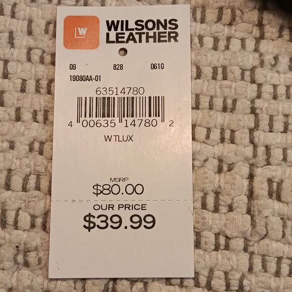 Wilsons Leather Pelle Studio black leather tri-fold wallet - Picture 9 of 11